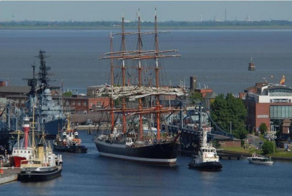 Luxus Kapitaenswohnung 'Helgoland-Avantgarde' Wilhelmshaven Exterior photo